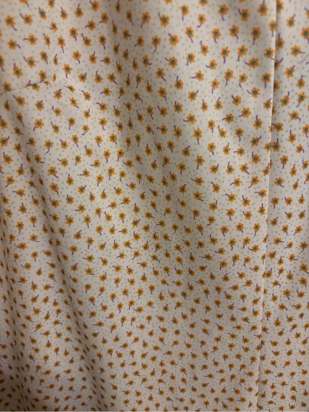 Vintage 70s Jaree 2 Floral Yellow Dress Jacket Set - Picture 6 of 9